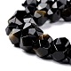 Natural Golden Sheen Obsidian Beads Strands G-C229-01B-4