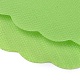 (クリアランスセール)ナイロンフック＆ループテープ  フットプリントの形状  キッズゲームトレーニングタグおもちゃ  薄緑  170x107x2mm DIY-WH0114-88D-2