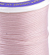 シードビーズ用のナイロン66コーティングビーズ糸  ピンク  0.1mm  約54.68ヤード（50m）/ロール NWIR-R047-013-3