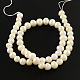 Hebras de perlas de perlas de agua dulce cultivadas naturales de papa PEAR-R012-24-2