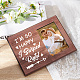 FINGERINSPIRE I'm So Happy I Swiped Right Picture Frame 4x6 inch Romantic Love Photo Frame Hanging/Tabletop Rustic Wooden Girlfriend Boyfriend Gifts Frame for Birthday Christmas Valentine's Day DIY-WH0231-073-6