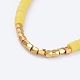 Bracelets de perles tressées réglables BJEW-JB05098-02-3