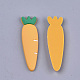 塩ビ樹脂カボション  野菜/果物  ミックスカラー  55~65x16~25x3.5~4.5mm PVC-S034-08-2