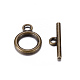 Tibetan Style Alloy Toggle Clasps MLF0273Y-NF-1