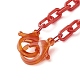 Acrylic Cable Chain Necklace Sets NJEW-JN03635-7