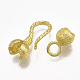 Brass Hook and S-Hook Clasps KK-T040-173D-NF-3