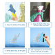 Pegatinas adhesivas de película de ventana teñida con láser de color de pvc a prueba de agua DIY-WH0256-029-3