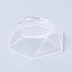 アクリルディスプレイフレーム  水晶玉ダイアプレイ用  ポリゴン  透明  6.5x7.5x2.25cm  内径：5.8x6.7のCM ODIS-WH0020-02C-2