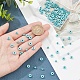 Nbeads 120 pcs perles turquoise synthétiques G-NB0003-94-3