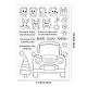 GLOBLELAND Animal Drivers Theme Clear Stamps Car Tree Bear Rabbit Puppy Silicone Clear Stamp Seals for Cards Making DIY Scrapbooking Photo Journal Album Decor Craft DIY-WH0167-56-629-2