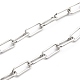 Eisen Büroklammer Kette Halsketten NJEW-JN03051-03-3