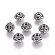 Antique Silver Tone Acrylic Beads X-PACR-S206-86AS-2