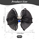 GORGECRAFT 12Pcs Bow Shoe Clips Bowknot Patches Applique Hat Dress Shoes Charms Bear Rhinestones Crystal Buckle Removable Shoes Jewelry Decorative Shoe Accessories for Wedding Party Shoes Garment AJEW-WH0324-63-2