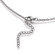 304 Stainless Steel Pendant Necklaces STAS-I099-10-4