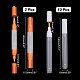 Nbeads 12 pcs 2 tailles de marqueurs de peinture de recharge vides DIY-NB0008-58-2