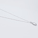 Stud Earrings and Pendant Necklaces Jewerly Sets SJEW-L192-05-3