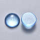 Transparent Spray Painted Glass Cabochons GLAA-S190-013C-C01-2