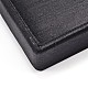 木製のアクセサリープレゼンテーションボックス  布で覆わ  ブラック  35x24x3cm ODIS-N021-05A-4