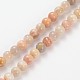 Natural Multi-Moonstone Round Beads Strands G-O030-14mm-10-2
