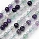 Chapelets de perles en fluorite naturel G-D809-06-8mm-1