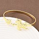 Браслеты-манжеты из латуни с морскими организмами для женщин BJEW-D368-03L-G-1