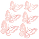 Creatcabin 3sets 3d papillon pvc miroirs stickers muraux DIY-CN0001-86A-1