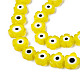 Chapelets de perles vernissées manuelles LAMP-N023-002A-09-2