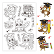 PandaHall Owl Clear Stamp DIY-WH0167-56-652-1