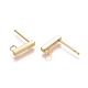 Accessoires de puces d'oreilles en 304 acier inoxydable X-STAS-E482-03B-G-1