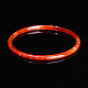 Bracelet uni simple en cornaline naturelle teinte pour femme FIND-PW0021-09A-02-1