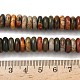 Нити бусин из натурального камня пикассо/полихромной яшмы G-B155-B02-4x10mm-5