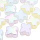 Regenbogenfarbene Acrylperlen mit schillernder Beschichtung OACR-N010-055-1
