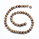 Résultats de bijoux de bouddhisme tibétain motif rayé de style tibétain perles dzi TDZI-L002-6mm-01-2