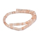 Natural Pink Aventurine Beads Strands G-Z006-C18-2