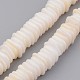 Chapelets de perles en coquillage naturel BSHE-P021-15-1