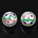Perles d'imitation perles en plastique ABS KY-N015-95-3