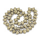 Electroplate Non-magnetic Synthetic Hematite Beads Strands G-T061-113F-2