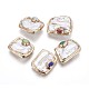 Perlas naturales perlas keshi perlas barrocas PEAR-F010-09G-1