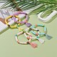 Polymer Clay Heishi Beads Stretch Charm Bracelets BJEW-JB05912-5