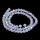 Electroplate Glass Beads Strands EGLA-J042-8mm-AB03-2