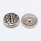 Eco-Friendly Alloy Jewelry Snap Buttons X-SNAP-F004-33-NR-1