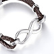 Leather Cord Multi-strand Bracelets BJEW-K141-27A-3
