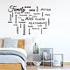 Translucent PVC Self Adhesive Wall Stickers STIC-WH0015-011-4