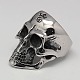 Cool Halloween Jewelry Skull Rings for Men RJEW-F006-090-2