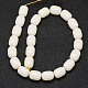 Imitation Jade Glass Beads Strands GLAA-G046-16x12mm-A11-2