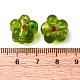 Ручная серебряная фольга стеклянные бусины Lampwork FOIL-T001-02K-2