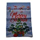 クリスマスの庭の旗  両面ポリエステルハウスフラッグ  家の庭の庭のオフィスの装飾のため  クリスマスツリー  カラフル  460x320x0.4mm  穴：18mm AJEW-H108-B01-1