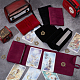 Nbeads 6 bolsa de tarot de terciopelo de 3 colores con 6 colgantes de aleación de estilo tibetano FIND-NB0003-84-4