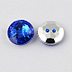Botones redondos planos del diamante artificial de acrílico de Taiwán de 2-agujero BUTT-F015-33mm-04-2