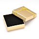 Boîtes carrées de bijoux en carton CBOX-L001-09A-3